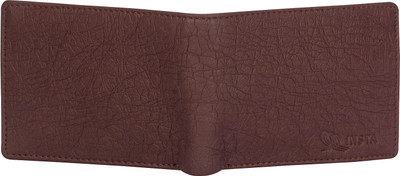 

insta service Men Brown Artificial Leather Wallet(10 Card Slots)