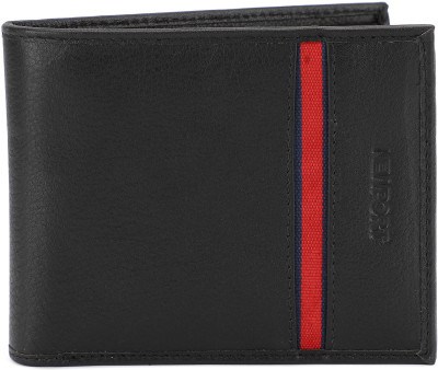 

Newport Men Black Genuine Leather Wallet(4 Card Slots)