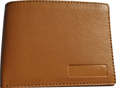 

S.Blaze Men Brown Genuine Leather Wallet(8 Card Slots)