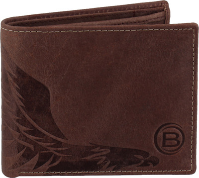 

BACHELOR Men Tan Genuine Leather Wallet(6 Card Slots), Bms11