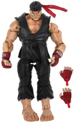 

imodish Street Fighter 4 Ryu Neca Action Figure Black Alternate Costume(Black)