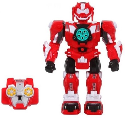 

Prince Toys Infrared Ray Remote Operated Multi-function Fighting Robot Shoot Missile Series(Red)