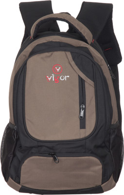 

Vigor M33 30 L Backpack(Black, Beige), Red and white