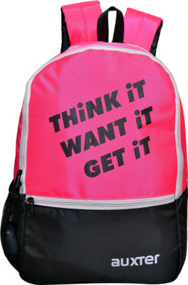 

Auxter AUX_INS_BP_THINK_PINK 33 L Backpack(Pink, Black), Aux_think_pink