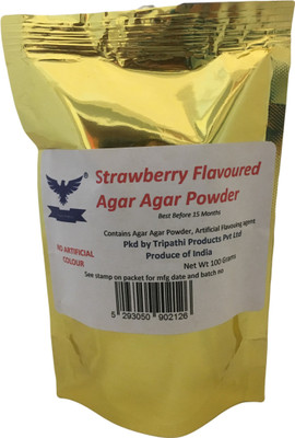 

Tripathi Products Strawberry Flavoured Agar Agar Powder(100 g)