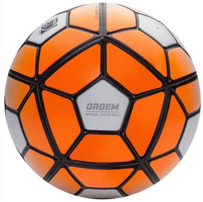 

b e footbal match Football - Size: 5(Pack of 1, White), Orange