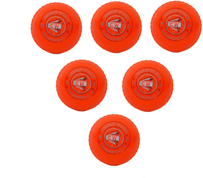 

CW Cricket World WIND PVC Cricket Synthetic Ball(Pack of 6, Orange)