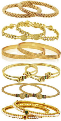 YouBella Alloy Bangle Set(Pack of 12)