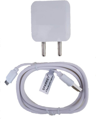 ACCESSOREEZ 2 port charger Tablet Charger(White, Cable Included)