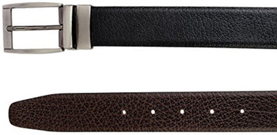 

Tamanna Men Formal Black, Brown Genuine Leather Reversible Belt