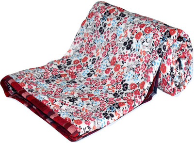 

Polka Floral  Dohar(Cotton, Red