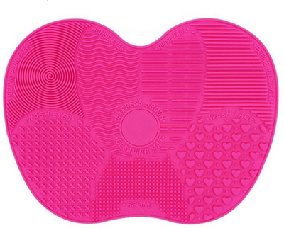 

Royalkart Silicone Makeup Brush Cleaning Mat, Makeup Brush Cleaner,Makeup Brush Cleaner Pad,Cosmetic Brush Cleaning Mat, Portable Washing Tool Scrubber With Suction Cup(Pack of 1)