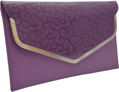 

Knott Casual Purple Clutch