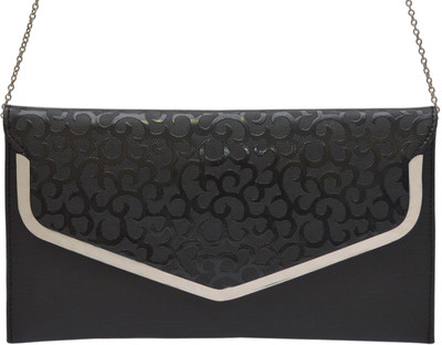 

Knott Casual Black Clutch