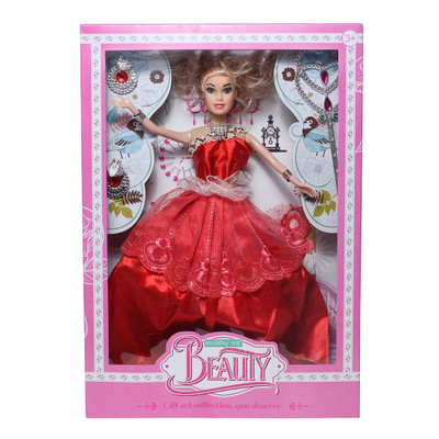 

JOANNA Doll Wedding Veil(Red)