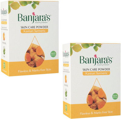 

Banjara's Kasturi Turmeric Skin Powder Pack of 2(100 g)