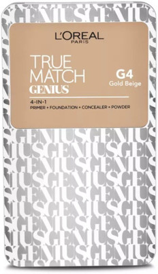

L'Oreal True Match Genius 4-In-1 Compact Foundation(G4 Gold Beige)