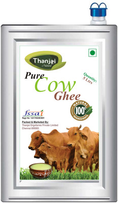 

THANJAI NATURAL Natural 100% Purity Cow Ghee 5 Litre in Low Price Best Offer 5 L Plastic Bottle