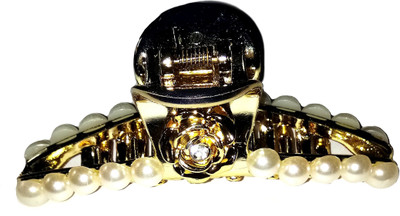 

Shrungarika Fashionable Golden Hair Clip(Gold)