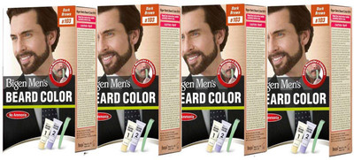 

Bigen Men's Beard Colour ( 20g + 20g each ) | Combo Pack / Set Of 4 Ammonia Free Beard Hair Color(B103 - Dark Brown)