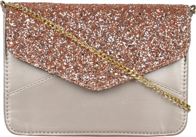 

Berrypeckers Sling Bag(Brown, Silver)
