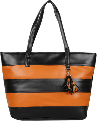 

Berrypeckers Tote(Black, Orange)
