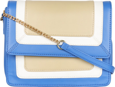 

Berrypeckers Sling Bag(Beige, Blue)