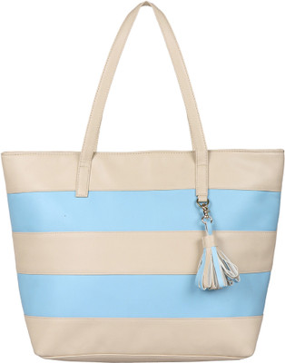 

Berrypeckers Tote(Beige, Blue)