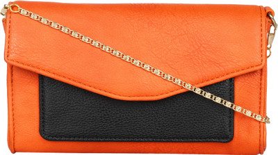 

Berrypeckers Sling Bag(Orange, Black), Black;orange