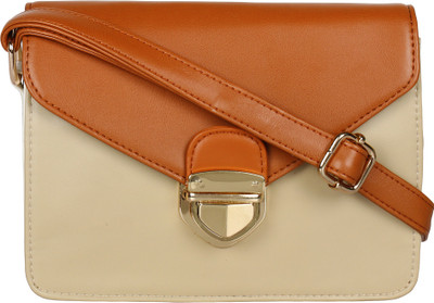 

Berrypeckers Sling Bag(Tan, Beige), Beige;tan