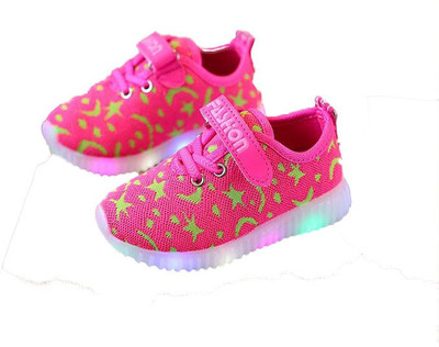 

PASSION PETALS Girls Velcro Sneakers(Pink