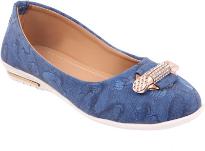 

Mozi Girls Slip on Ballerinas(Blue