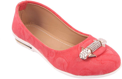 

Mozi Girls Slip on Ballerinas(Pink