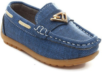 

PASSION PETALS Boys Slip on Formal Boots(Blue