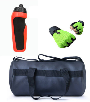 

Vellora High Quality Gym Bag, Sipper Penguin And Gym Glove With Wrist Support Combo Gym & Fitness Kit