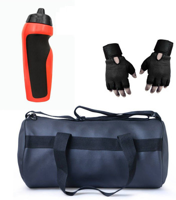 

Vellora High Quality Gym Bag, Sipper Penguin And Gym Glove With Wrist Support Combo Gym & Fitness Kit