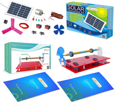 Kit4Curious 2in1 SuperGift Magnetic Levitating Pencil Kit + Solar Educational learning Kit Gift pack(Multicolor)