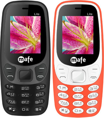 

Mafe Lite Combo of Two Mobiles(Black, Orange&White)