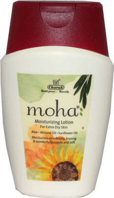 

Moha Aloe, Almond Oil & Sunflower Natural Moisturizing Lotion for Extra Dry skin(100 ml)