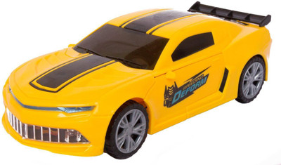 

Toyvala Robot Deform Super Speed Car With 3D Special Light(Yellow)