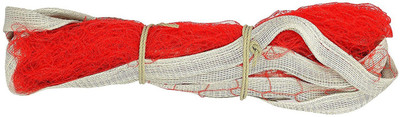 

SPANCO Red Bedminton Nylone Net (SIZE : 21 x 2.5) with Nylone Border, (All Side Border) Single Piece Badminton Net(Red)