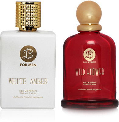 

LB Perfume LB WHITE AMBER AND LB WILD FLOWER PERFUME FOR MEN & WOMEN 100 ML EDP(COMBO OF 2) Perfume - 200 ml(For Men & Women)