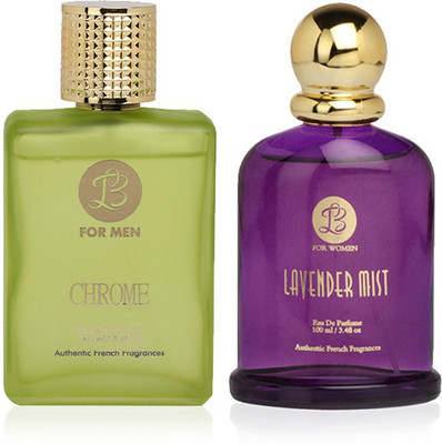 

LB Perfume LB CHROME AND LB LAVENDER MIST PERFUME FOR MEN & WOMEN 100 ML EDP(COMBO OF 2) Perfume - 200 ml(For Men & Women)