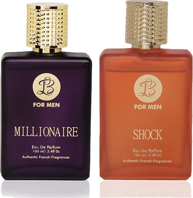 

LB Perfume MILLIONAIRE AND SHOCK PERFUME FOR MEN 100 ML EDP(COMBO OF 2) Perfume - 25 ml(For Men)