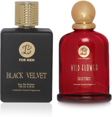 

LB Perfume LB BLACK VELVET AND LB WILD FLOWER PERFUME FOR MEN & WOMEN 100 ML EDP(COMBO OF 2) Perfume - 200 ml(For Men & Women)