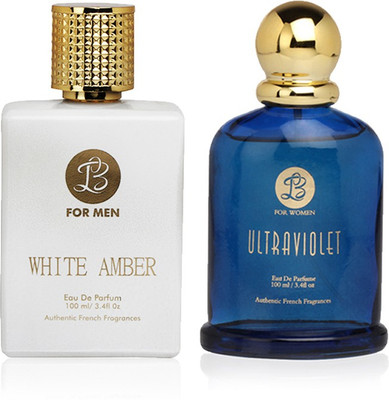 

LB Perfume LB WHITE AMBER AND LB ULTRA VIOLET PERFUME FOR MEN & WOMEN 100 ML EDP(COMBO OF 2) Perfume - 200 ml(For Men & Women)