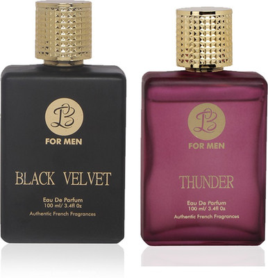 

LB Perfume LB THUNDER AND LB BLACK VELVET PERFUME FOR MEN 100 ML EDP(COMBO OF 2) Perfume - 25 ml(For Men)