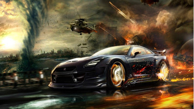 

Beautiful Cars Poster Paper Print(12 inch X 18 inch, Rolled)