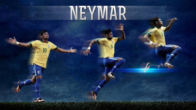 

Soccer Player Neymar of Brazil Poster Paper Print(12 inch X 18 inch, Rolled)