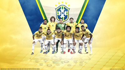 

Soccer Team of Brazil Poster Paper Print(12 inch X 18 inch, Rolled)